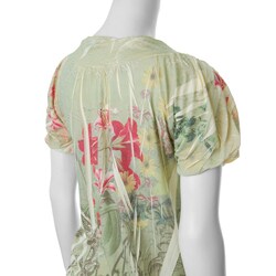 T.G. Fashion Women's Floral Sublimation Print Top