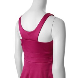 Sangria Brand Women's Sleeveless Satin Cocktail Dress