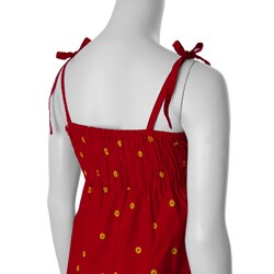 Shana Junior's Smocked Spaghetti Strap Dress