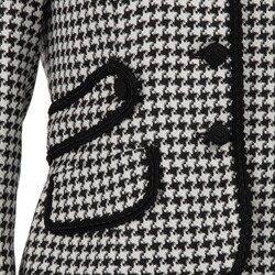 Nine West 2-piece 3-button Houndstooth Skirt Suit