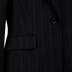 Emily Women's Two-piece Notch Collar Pinstripe Pant Suit