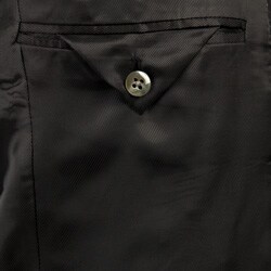 Kenneth Cole Slim Collection Men's Faux Leather Black Sportcoat