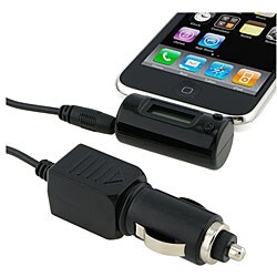 All-channel FM Transmitter with iPod/ iPhone Car Charger