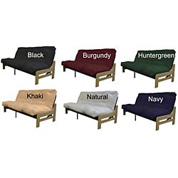 Boston Natural Finish Queen Armless Futon Set