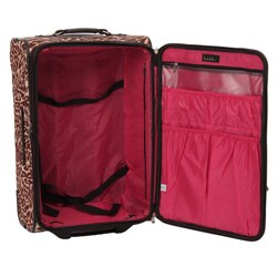 Nicole Miller Leopard 4-piece Luggage Set