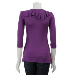 Tammy Mars Women's Ruffle-front Top