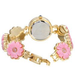 Marcel Drucker Collection Women's Pink Daisy Watch