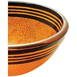 Vigo Tangerine 19-mm thick Glass Vessel Sink