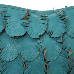 Melie Bianco Feather Shoulder Bag