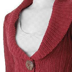 CiSono by Adi Junior's Shawl Collar 2-button Sweater