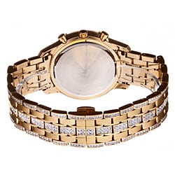 Wittnauer Goldplated Crystal Men's Chronograph Watch