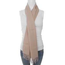 Adi Designs Cashmere/ Wool Blend Fringed Scarf