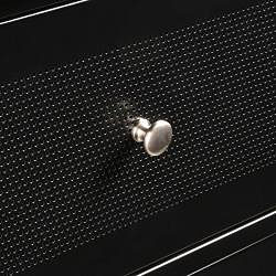 Elite Black Metal 4-drawer Chest
