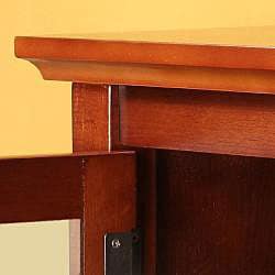 Brown Solid Wood 52-inch TV Stand