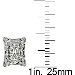 10k White Gold 1/4ct TDW Diamond Earrings (H-I, I2-I3)