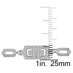 18K White Gold 3/4 CT TDW Diamond Bracelet (G-H, SI2)