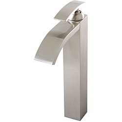 Geyser Egyptian Style Brushed Nickel Bathroom Vessel Faucet