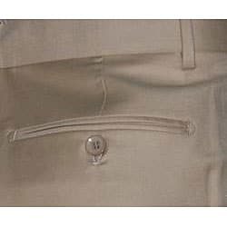 Mantoni Men's Camel Single-pleat Wool Pants