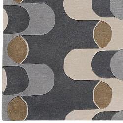 Hand-tufted Vibrant Grey New Zealand Wool Rug (8' x 11')