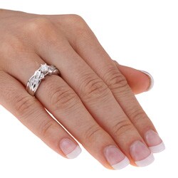 14k White Gold 1/2ct TDW Diamond Bridal Set (H-I, I2-I3)