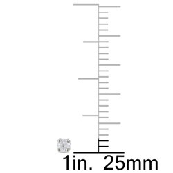 14k White Gold 1/10ct TDW Diamond Stud Earrings (I-J, I2-I3)