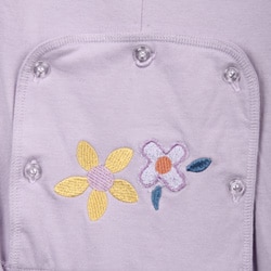 Aegean Infant Girl's Lilac Long Johns Sleeper
