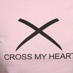 Aegean Apparel Junior's 'Cross my Heart' T-shirt