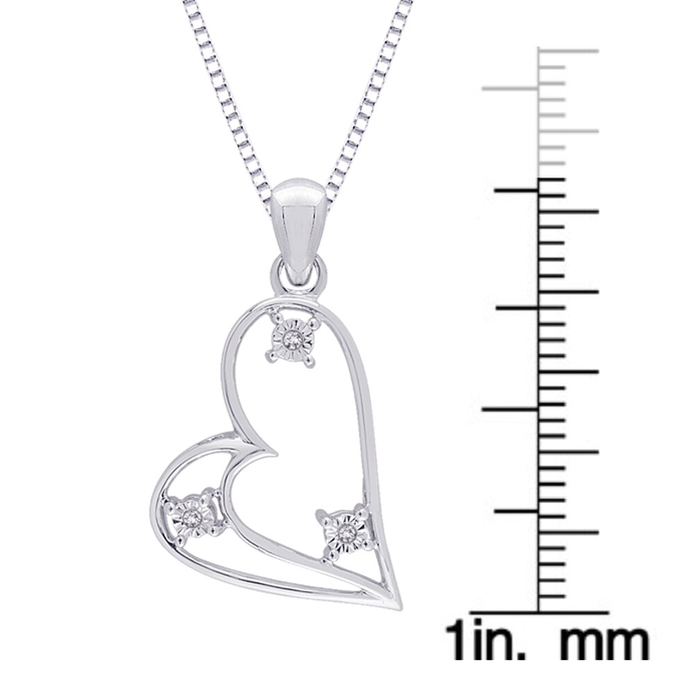 Sterling Silver and Diamond Accent Necklace