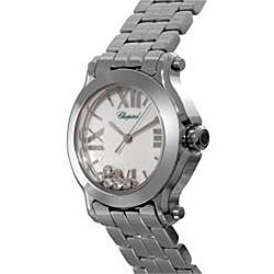 Chopard 278509-3002 Women's 'Happy Sport' Stainless Diamond Watch