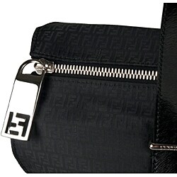 Fendi Large Zucchino and Saffiano Tote