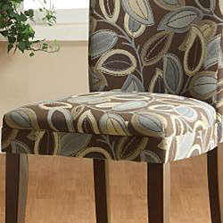 Decor Leaves Print Dining Chairs (Set of 2)