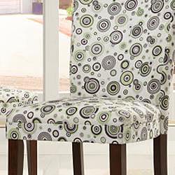 ETHAN HOME Decor Bubble Print Dining Chairs (Set of 2)