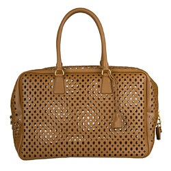 Prada Saffiano Fori Boston Bag
