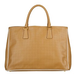 Prada Saffiano Fori Leather Tote Bag  