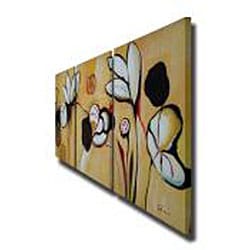 Lotus Flower Gallery wrapped Canvas Art Set  