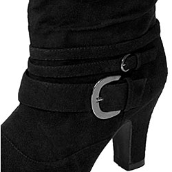 Glaze by Adi Women's Slouchy Faux Suede Tall Boots
