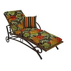 Valencia Resin Wicker/ Steel Frame Multi-Position Chaise Lounge