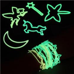 Fairy Shaped Glow-in-the-dark Rubber Bands (Pack of 12)