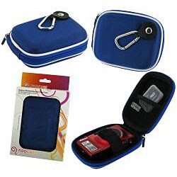 rooCase Blue Hard Shell Samsung HMX-U10 Camcorder Case