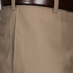 Austin Reed Men's Tan Flat-front Dress Pants
