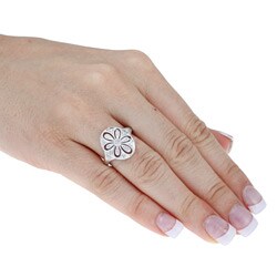 10k White Gold 1/5ct TDW Vintage Diamond Ring (G-H, I1-I2)