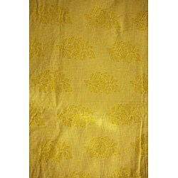 Organic Cotton Elyse Jaune King-size Duvet Cover (India)