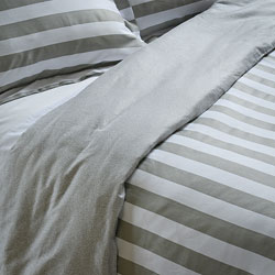 Club Stripe Twin-size Mini Duvet Cover Set