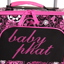 Baby Phat Pink Floral 3-piece Children's Luggage Set