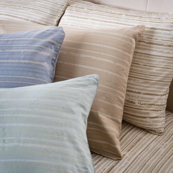 Reflections Distressed Stripe Sateen 300 Thread Count Twin-size Sheet Set
