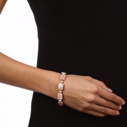 Pink Shell Toggle Bracelet