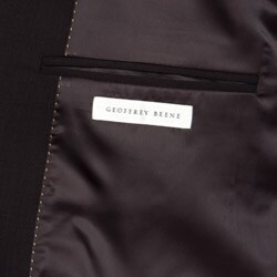 Geoffrey Beene Men's Dark Brown Wool 2-button Suit 