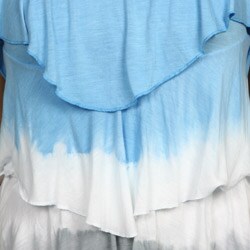 Elan Women's Tie-dye T-back Tank Top 