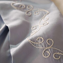 Grand Luxe Egyptian Cotton Sateen 300 Thread Count Scroll Queen-size Deep Pocket Sheet Set