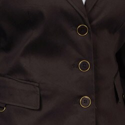 Signature by Larry Levine Women's Flap-pocket Jacket Skirt Suit